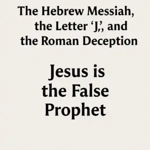 Jesus is the false prophet