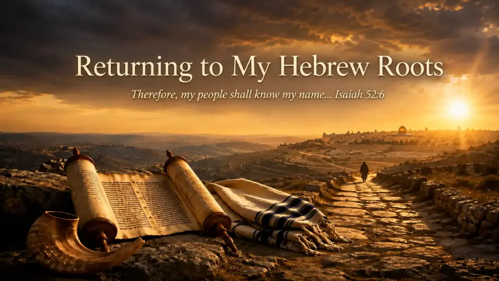 Returning to my Hebrew Roots